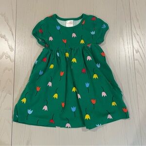 Hanna Andersson Organic Cotton Dress Go Green Tulip 90 3T